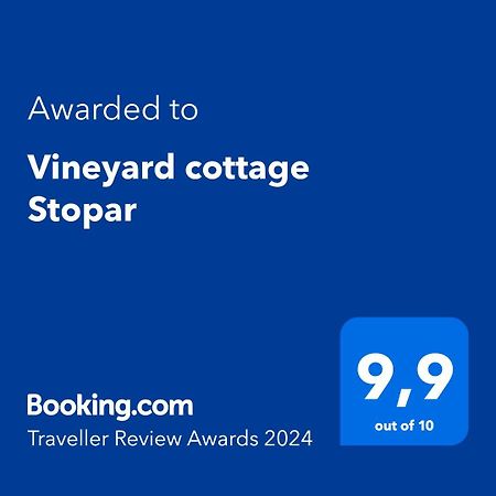 Vineyard Cottage Stopar Straza ภายนอก รูปภาพ